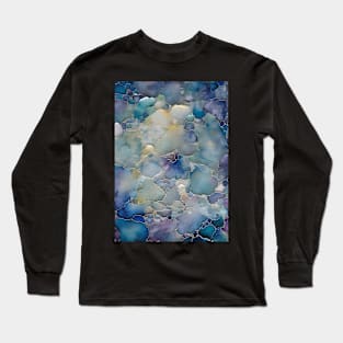 Shades of blue and purple Long Sleeve T-Shirt